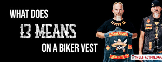 what does 13 mean on a biker vest