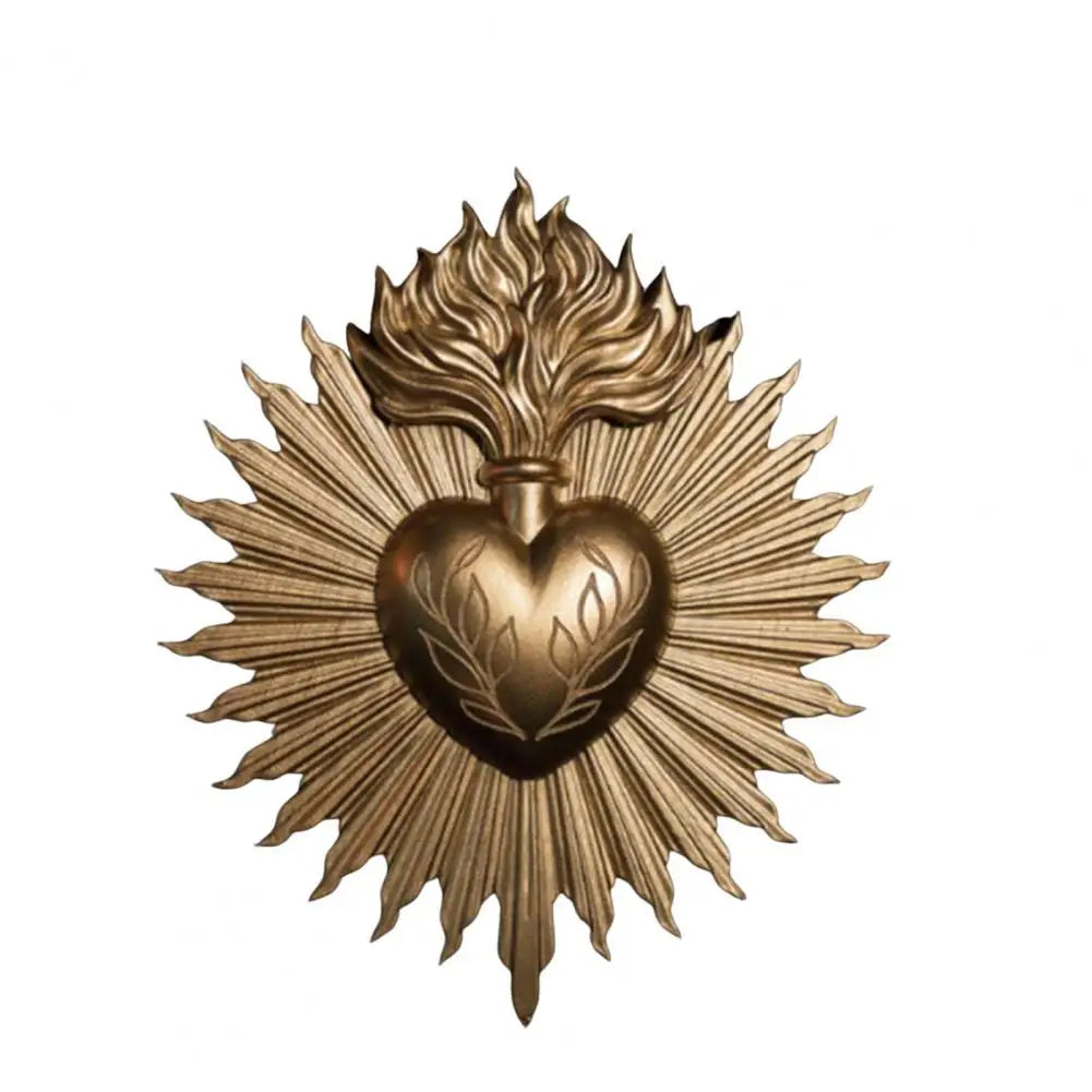 Sacred Heart Gothic Wall Plaque