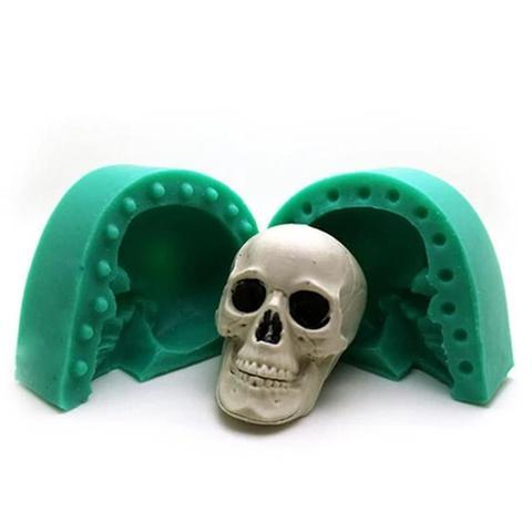 3d skull cake mould