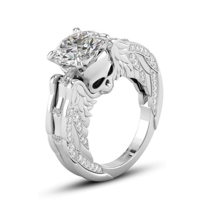 Angel Demon Ring | Skull Action