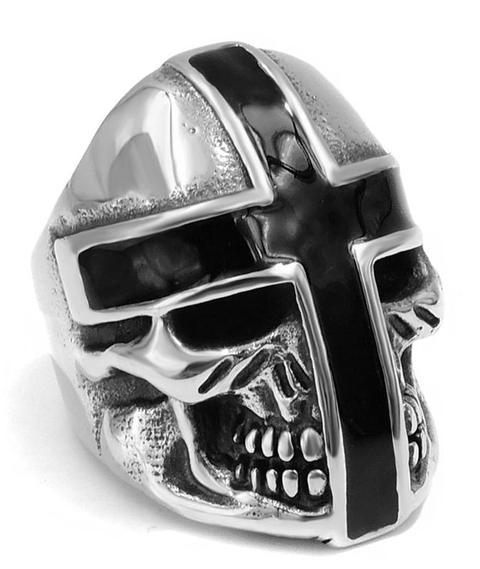 Antique Knights Templar Ring | Skull Action