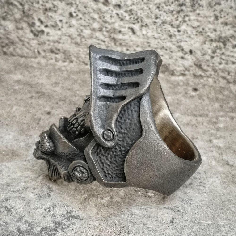 Antique Roman Soldier Ring | Skull Action