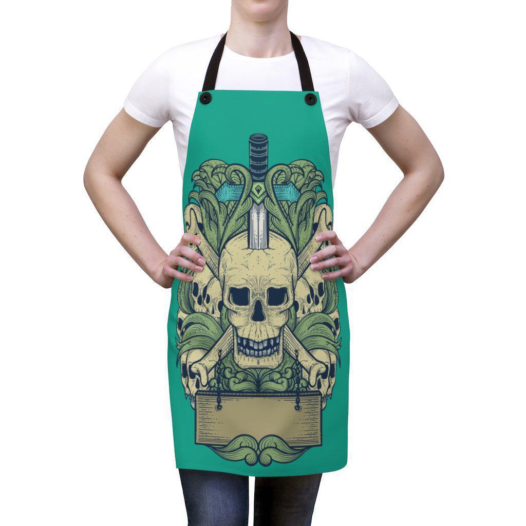 apron-skull-crossbones-blue