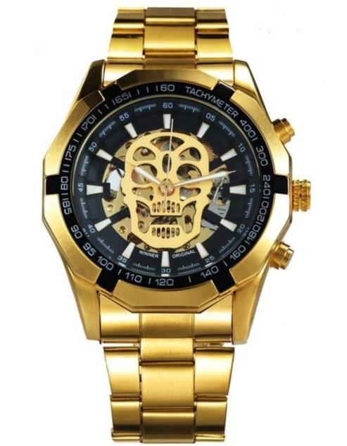 automatic skull watch