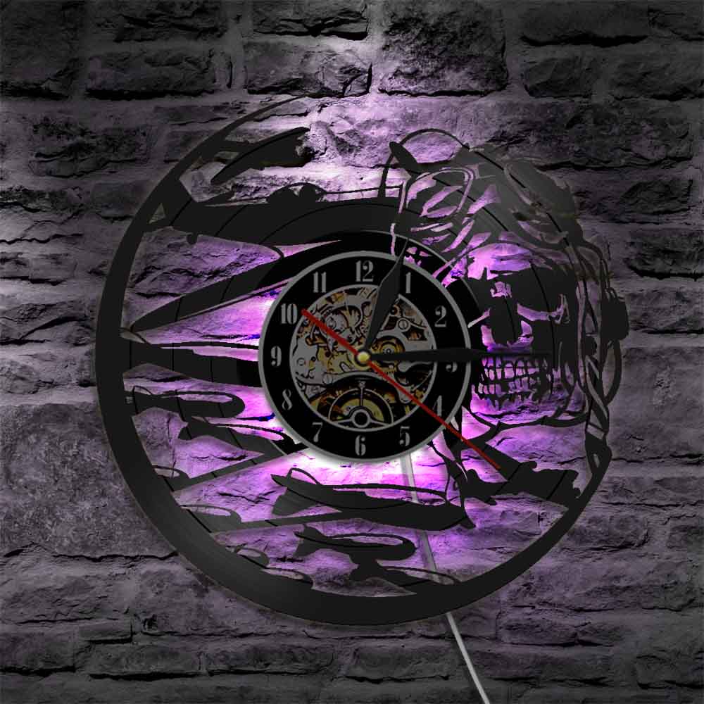 Aviation Themed Wall Clocks | Skull Action