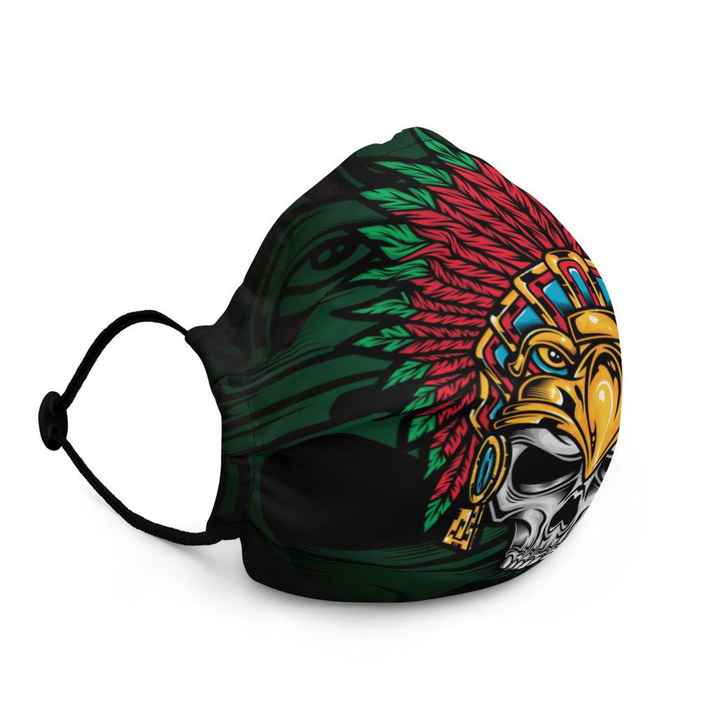aztec-skull-mask-colorful