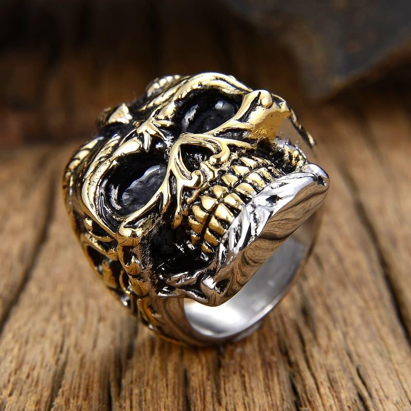 Aztec Skull Ring | Skull Action