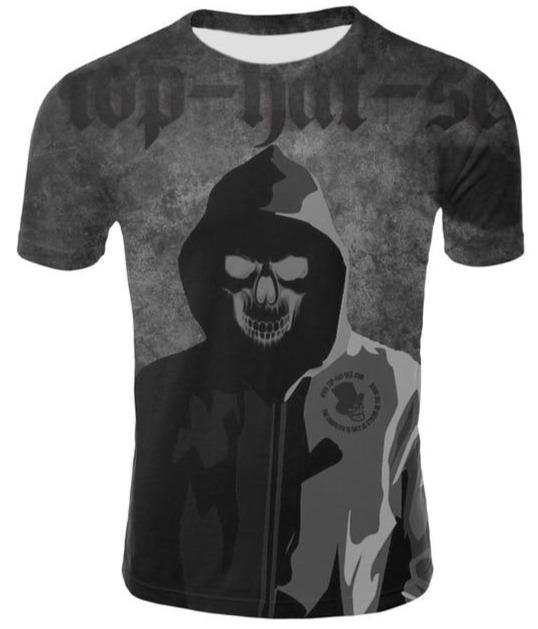 Baseball Skull Tee Shirt