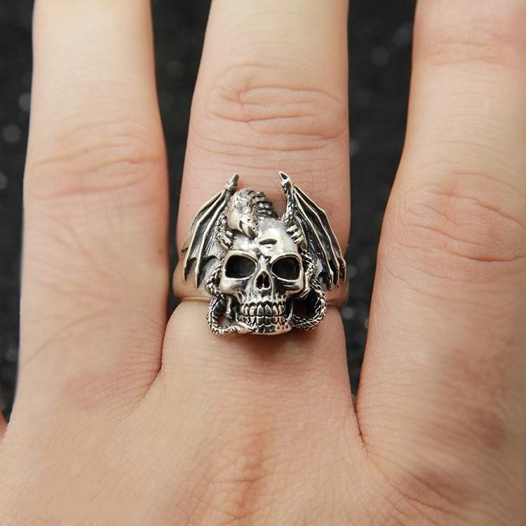 Bat Skull Ring | Skull Action