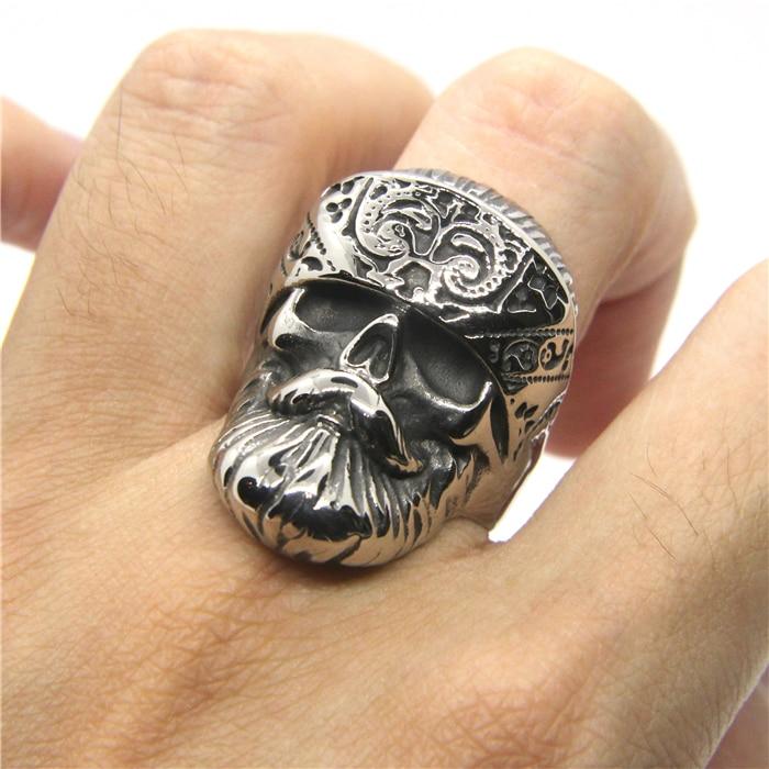 Beard Skull Ring | Skull Action