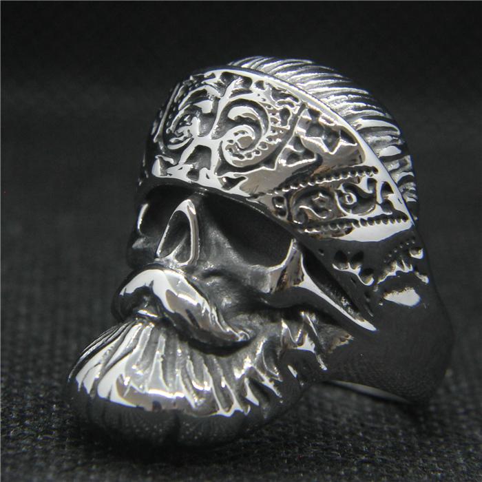Beard Skull Ring | Skull Action