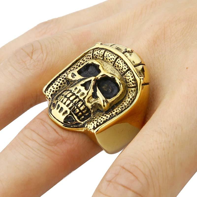 Big Skull Silver Ring | Skull Action