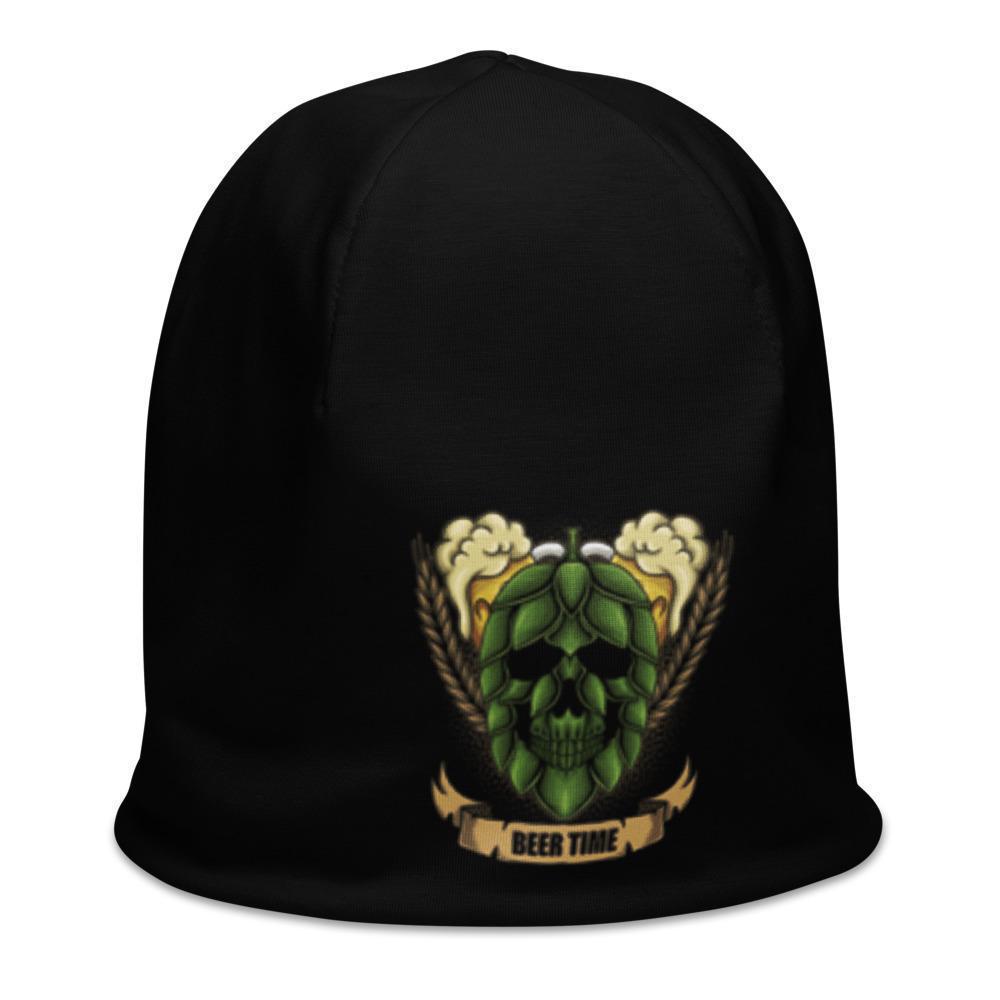 biker-beanie-caps-printed