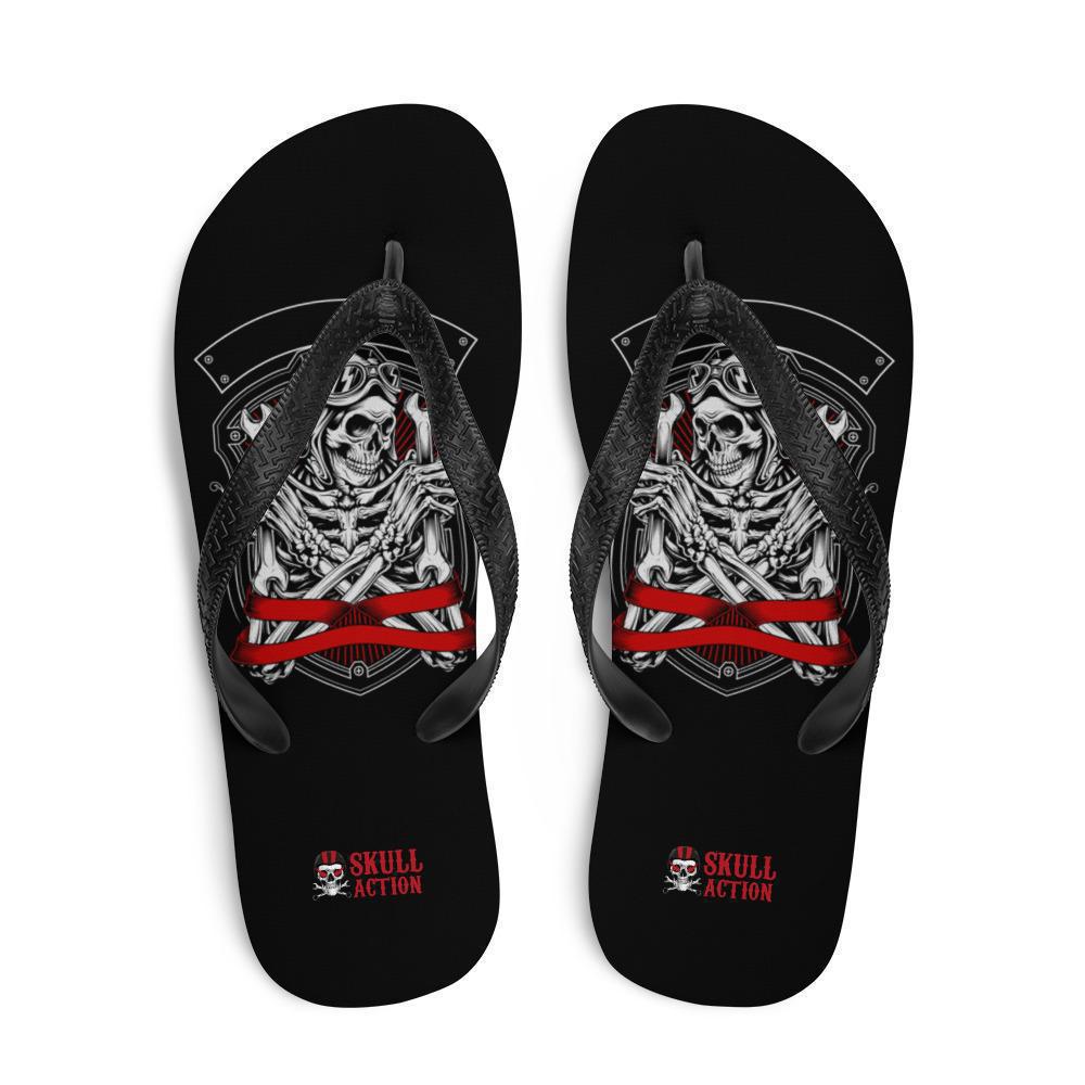 biker-skull-flip-flops
