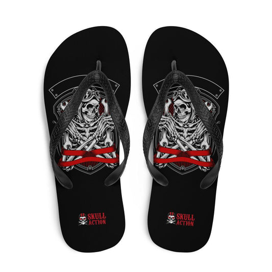 biker-skull-flip-flops