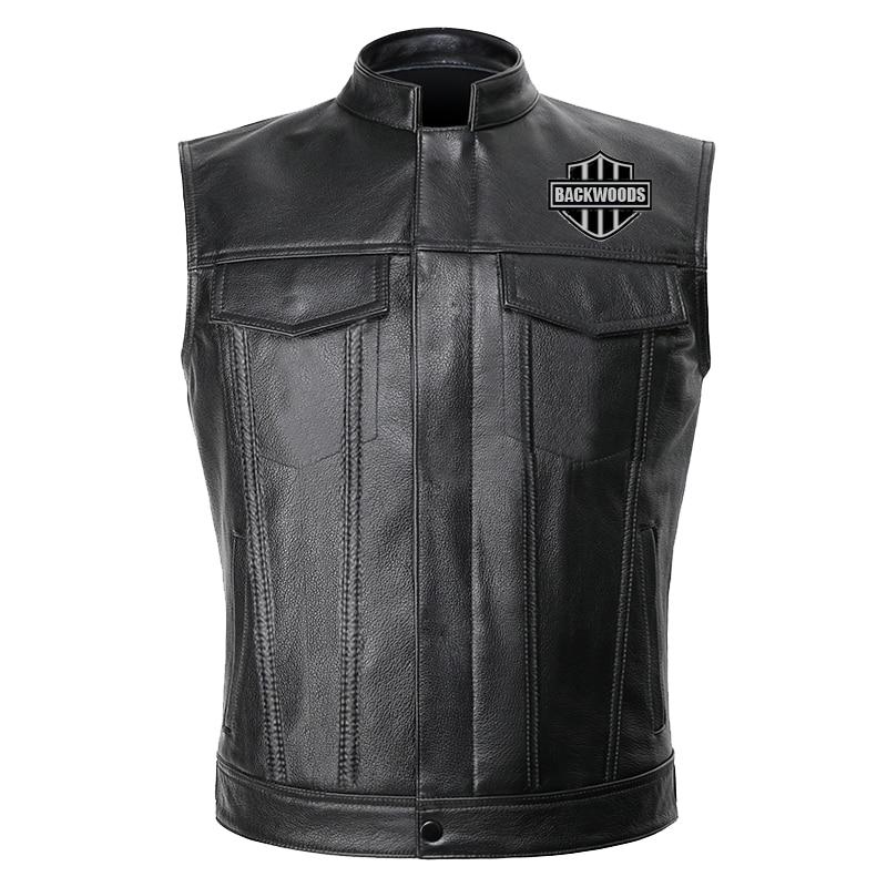 Black And Red Leather Motorcycle Jacket | Skull Action