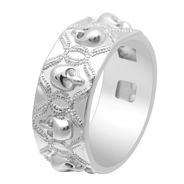 Black Finish Skull Ring | Skull Action