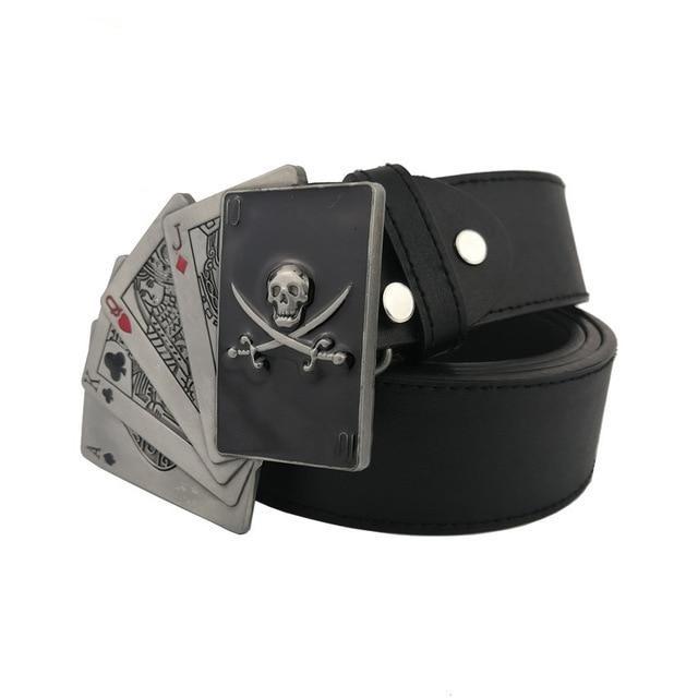 black pirate belt