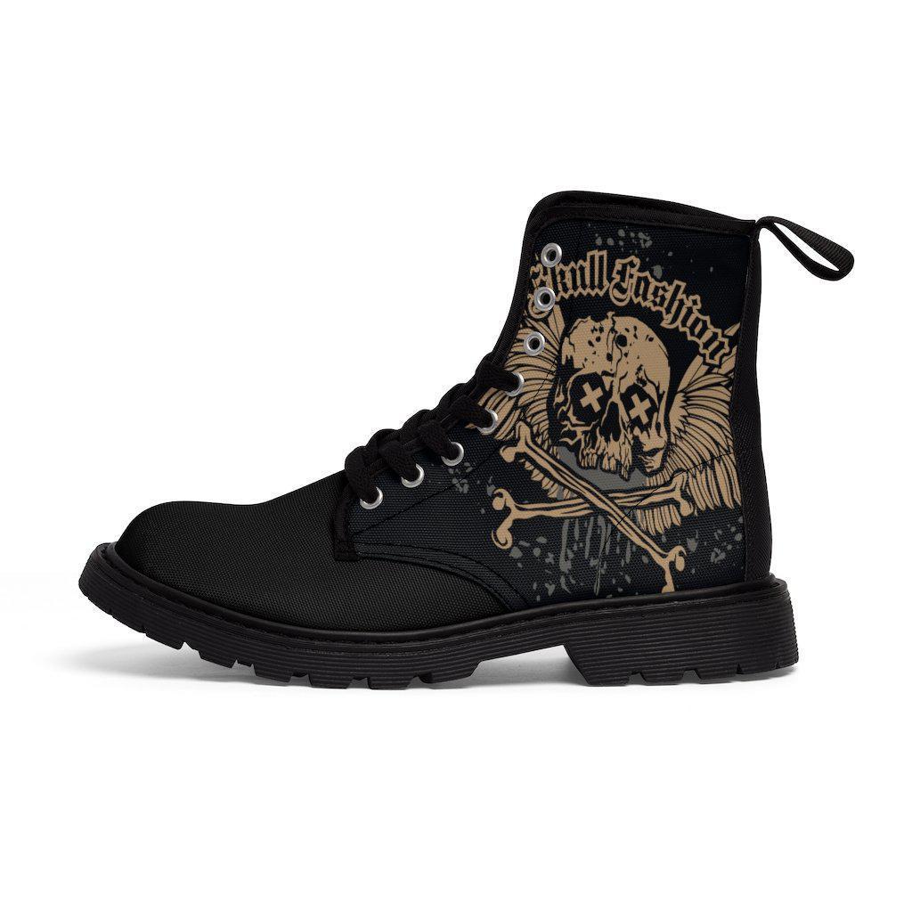 black-skull-biker-boots
