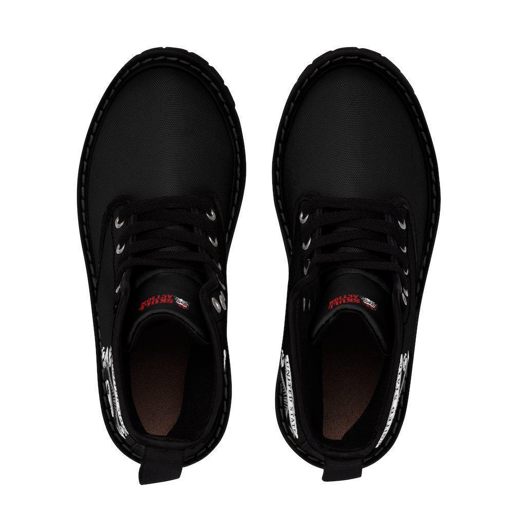 black-skull-boots-women