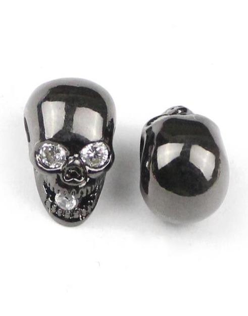 Black Skull Bracelet Beads