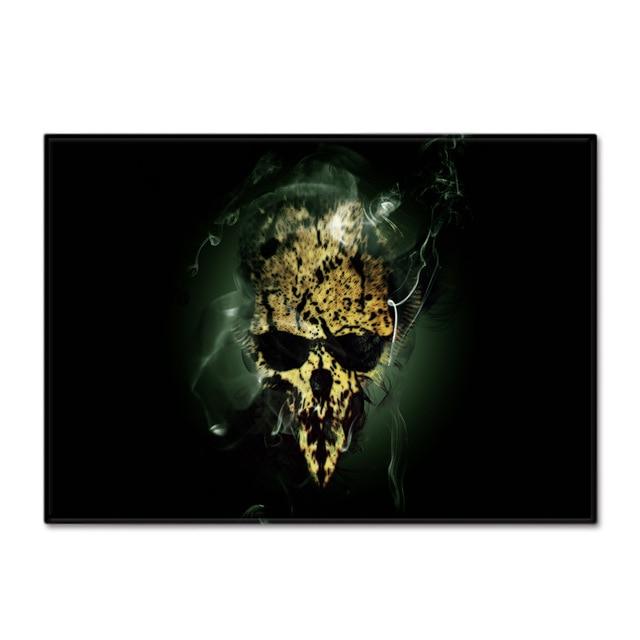 Black Skull Rug
