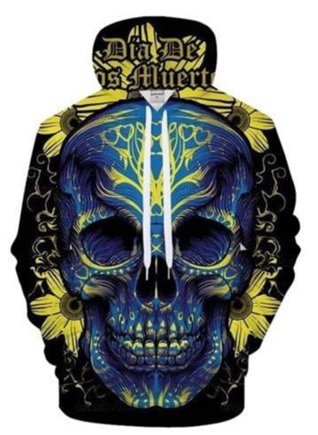 Blue Skull Sweatshirt