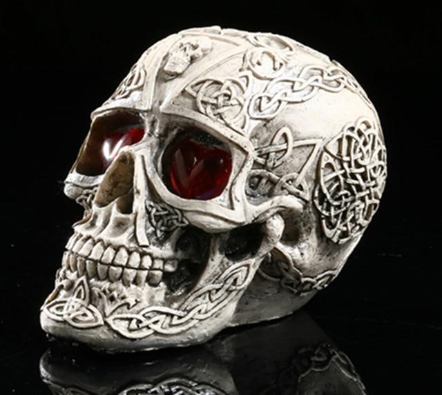 Celtic Statues Figurines | Skull Action