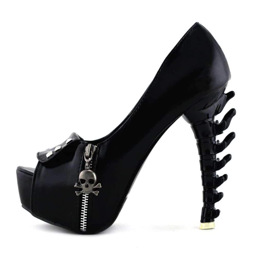 Cheap Gothic High Heels | Skull Action