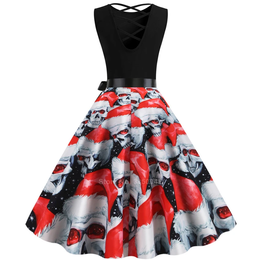 Christmas Skull Dress | Skull Action