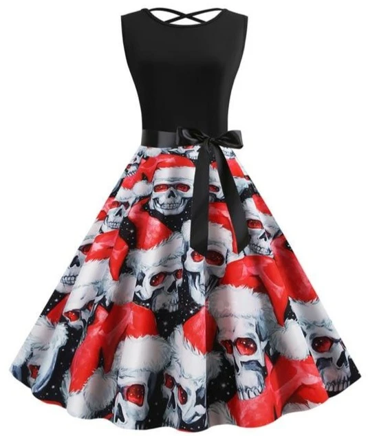 Christmas Skull Dress