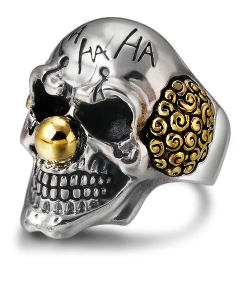 clown skull ring