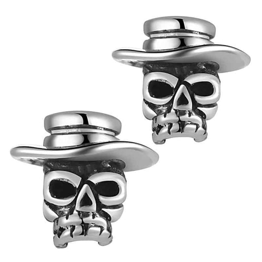 Cowboy Skull Earring