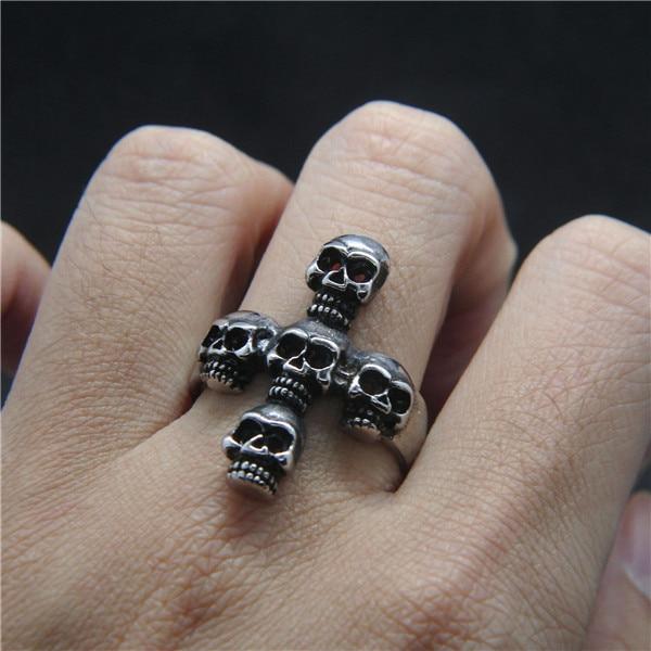 Cross Skull Ring | Skull Action