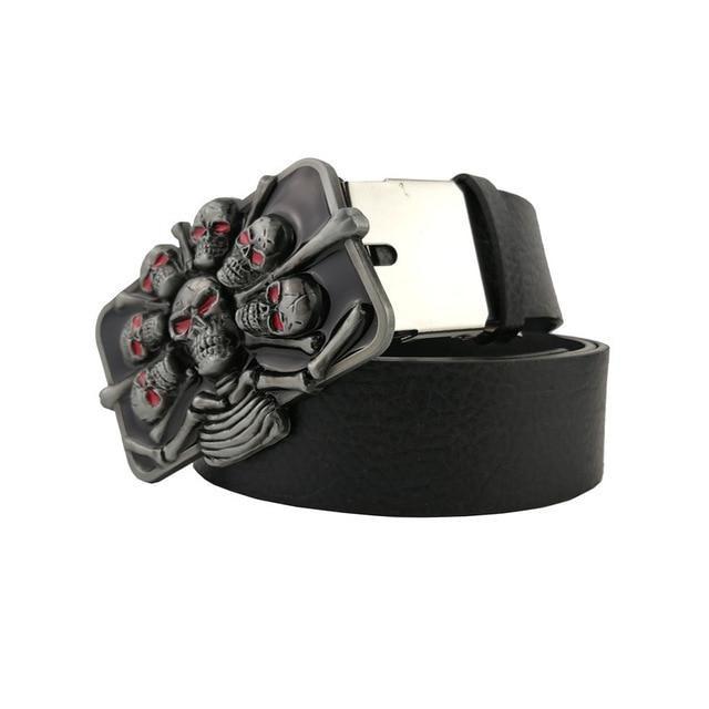 Demon Skull Belt Buckle