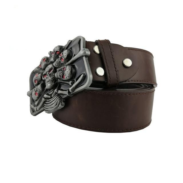 Demon Skull Belt Buckle