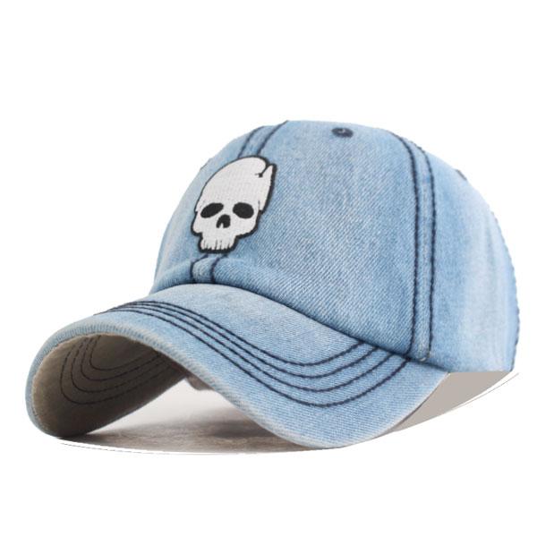 Denim Skull Cap | Skull Action
