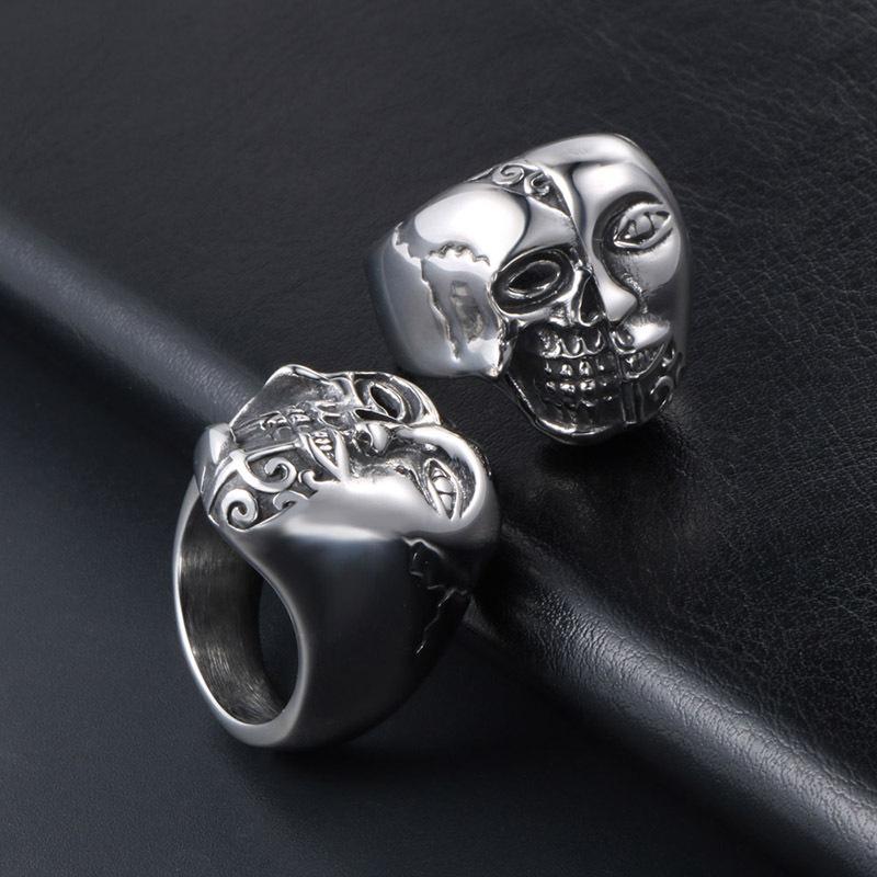 Double Face Skull Ring | Skull Action