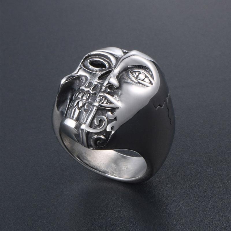 Double Face Skull Ring | Skull Action