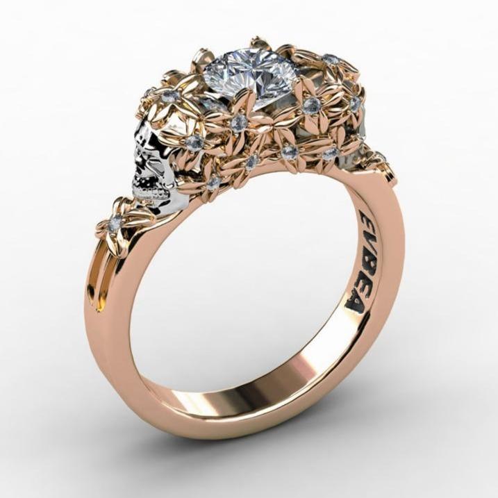 Elegant Skull Ring | Skull Action