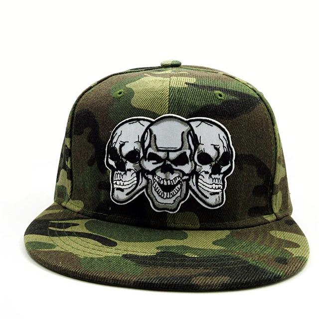 Embroidered Skull Cap | Skull Action