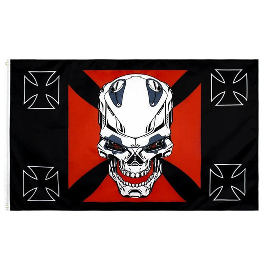 Flag with Maltese Cross