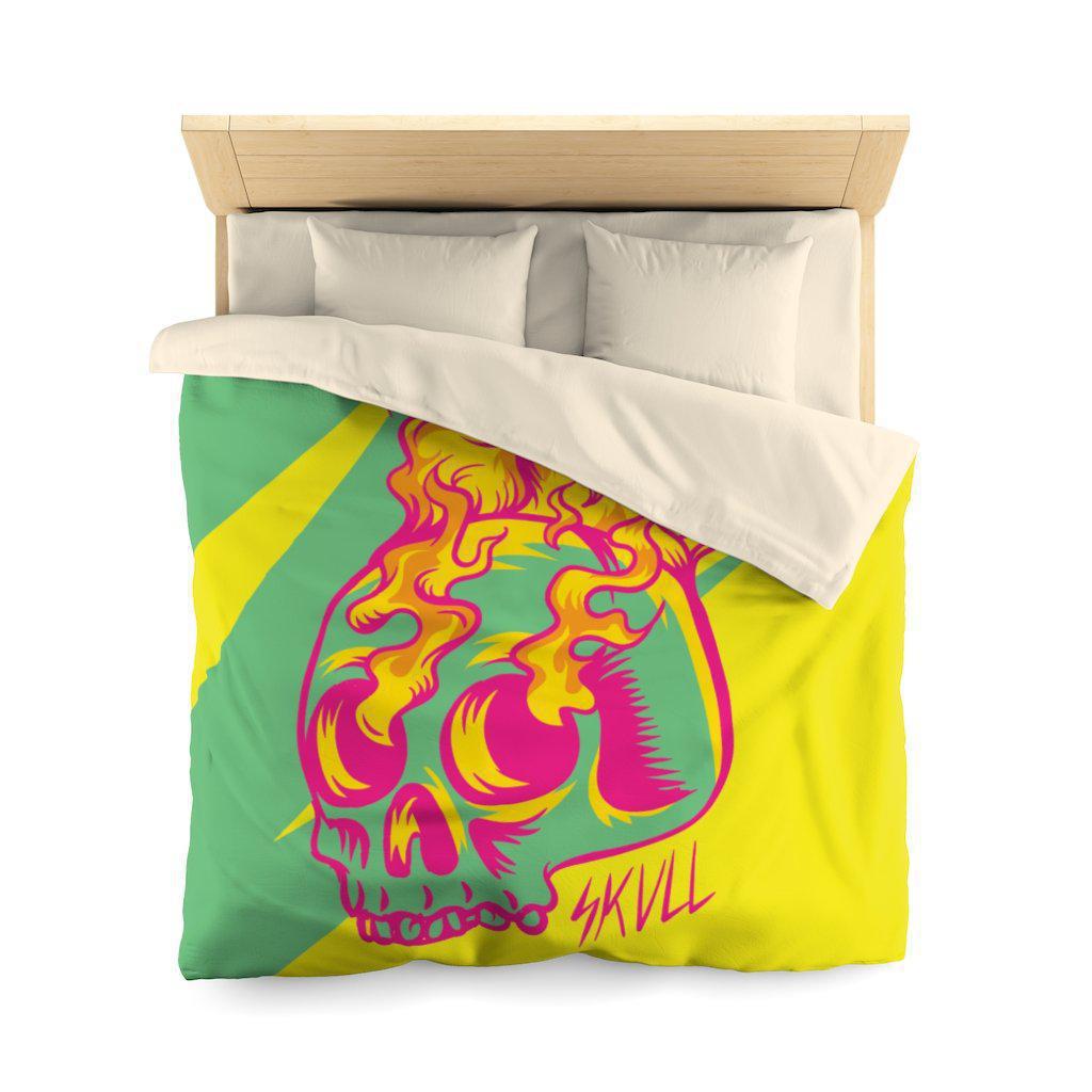 flaming-skull-bedding