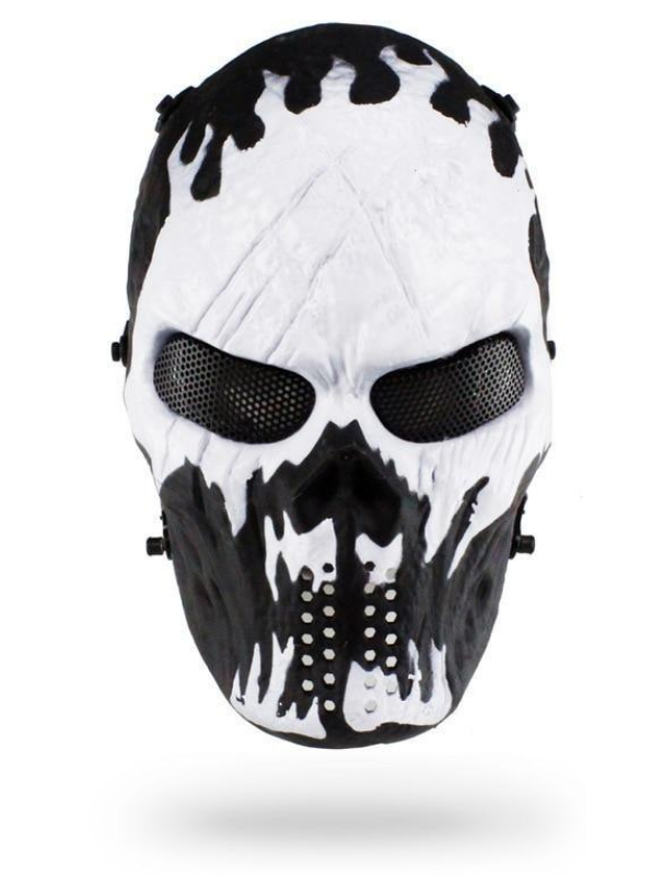 Flaming Skull Mask Cosplay