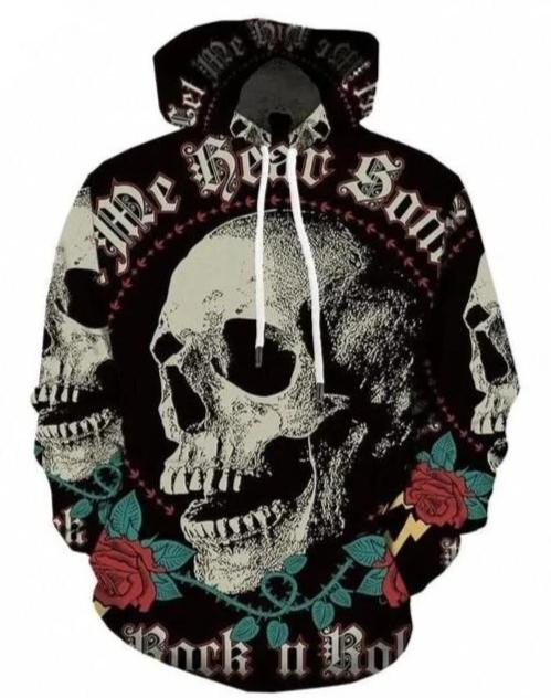 floral skull sweatshirt