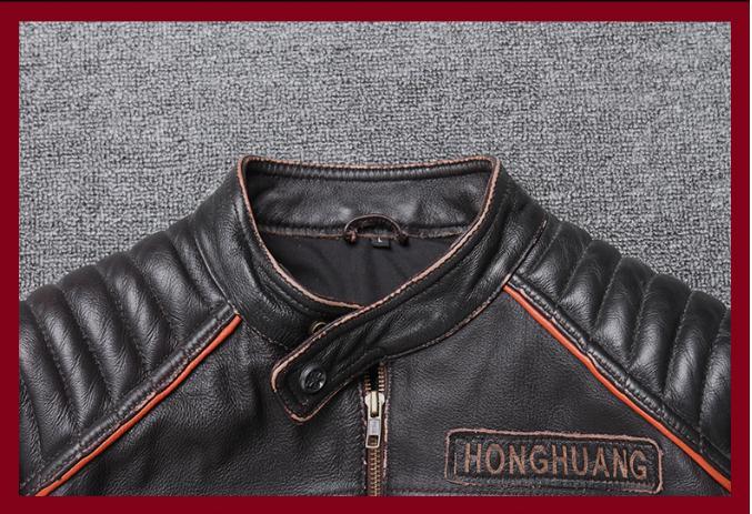 Flying Skull Leather Jacket | Skull Action