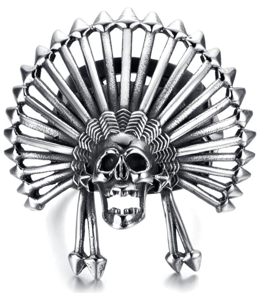 freedom or death skull ring