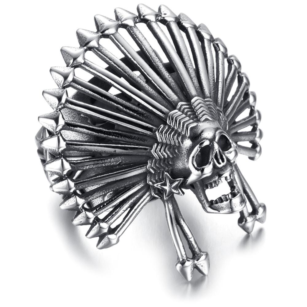 Freedom Or Death Skull Ring | Skull Action