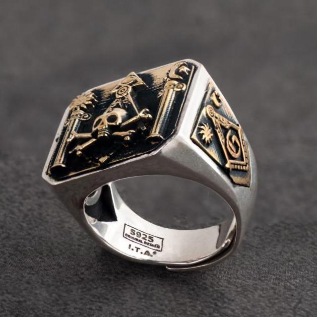 Freemason Skull Ring | Skull Action