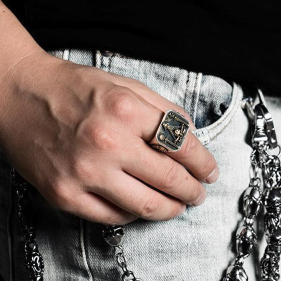 Freemason Skull Ring | Skull Action